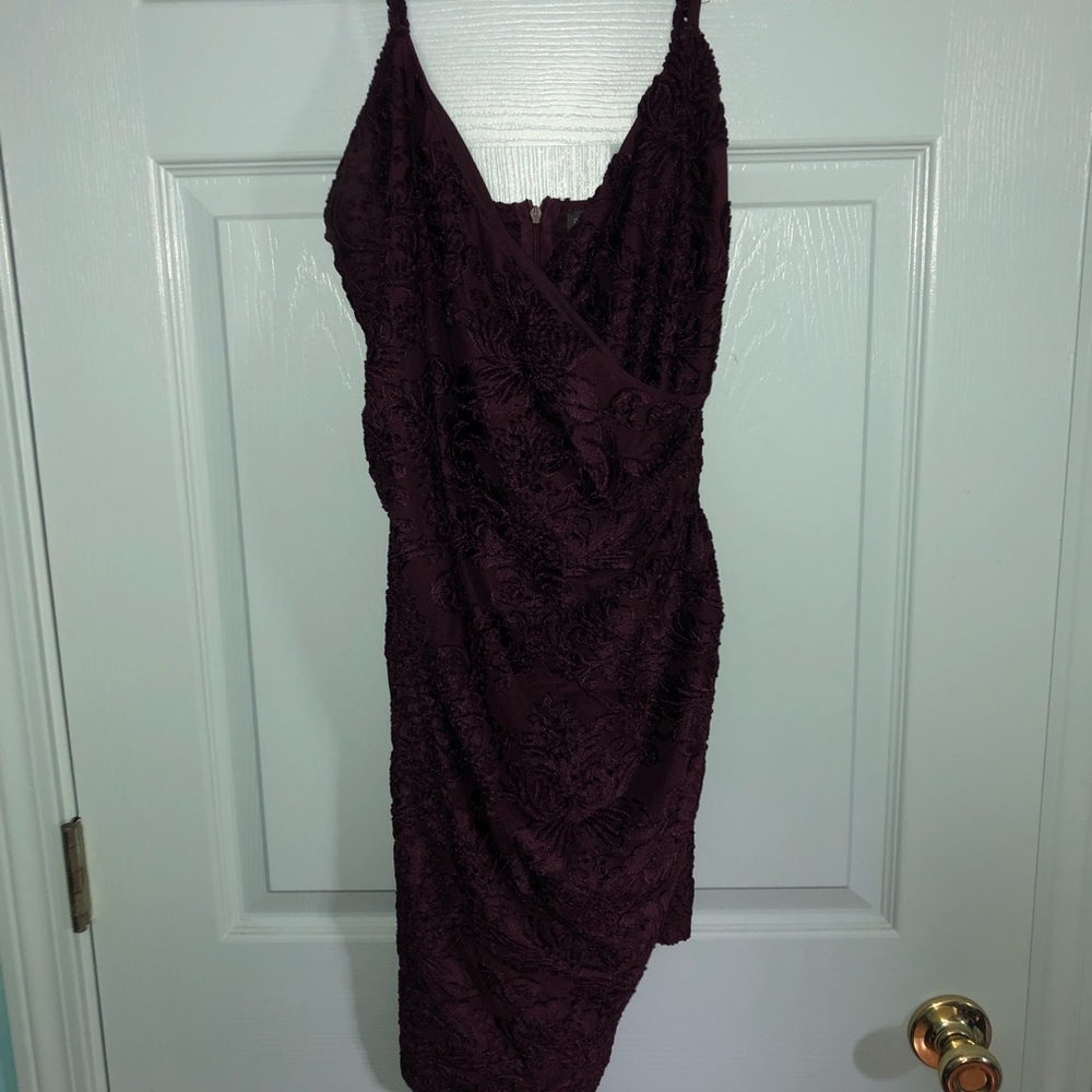 Velvet bodycon dress